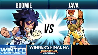 Boomie vs Java  Winners Final  Winter Championship 2021  NA 1v1 [upl. by Hagood217]