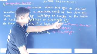 How many types of chemical reactions Class 11th  IIT JEENEET  BY DEEPAK SIR [upl. by Mandi205]