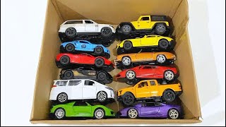 Box Full of Model Cars Mazda Mx5 Koenigesgg Jesko Lamborghini Scv12 Byd Yang Wang U8 Toyota Car [upl. by Snebur154]