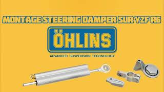 TECH Montage amortisseur de direction Ohlins sur YZF R6 2019 [upl. by Knobloch]