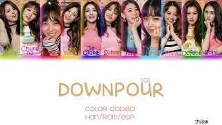 IOI 아이오아이  DOWNPOUR소나기 Color Coded Lyrics HANROMESP [upl. by Anuaek]