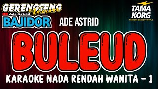 BULEUD KARAOKE Bajidor  Nada Wanita [upl. by Aiclid548]