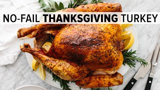 EASY THANKSGIVING TURKEY  how to cook and carve the BEST turkey recipe [upl. by Peggy]