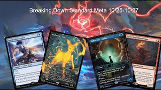 MTG Standard Meta Breakdown 10251027 [upl. by Aniroc71]