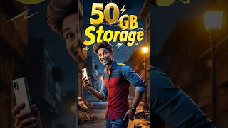 ❤️ 50GB Free Storage Space in Mobile shorts shortsvideo shortsfeed shortsviral yt ytshorts [upl. by Karly]