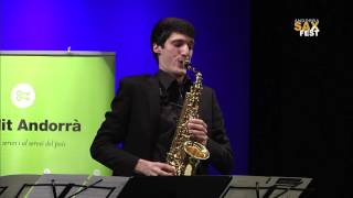 MAXIME BAZERQUE  SECOND ROUND  III ANDORRA INTERNATIONAL SAXOPHONE COMPETITION 2016 [upl. by Calandria]