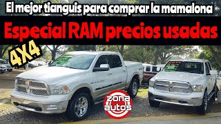 🔥 Las mejores camionetas 4x4 RAM en venta tianguis de autos usados zona autos Mexico [upl. by Ameen152]