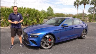 Is the 2024 Genesis G70 33T a BETTER luxury sport sedan than a Mercedes AMG C63 [upl. by Woodie141]