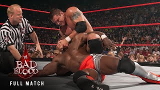 FULL MATCH Randy Orton vs Shelton Benjamin – Intercontinental Title Match WWE Bad Blood 2004 [upl. by Ricardama]