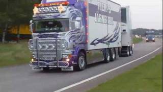 Scania R500 Malmbergs Åkeri Super V8 Sound [upl. by Willcox]