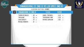 Swanbourne CC 2nd XI v LSR SMCC 2nd XI Week 1 [upl. by Esadnac]