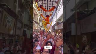 lalbaughcharaja ganpati ganesh visarjan youtubeshorts shorts love lalbaugh mumbai travel [upl. by Ardle]