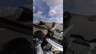 ducati panigale v4s vs ninja zx10r top speed race ninjazx10r ducatipanigalev4s topspeed [upl. by Atthia]