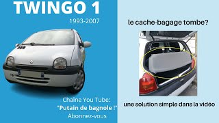 Twingo 1 le cache bagage tombe [upl. by Hubble]