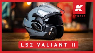 LS2 Valiant II modular helmet review – Kimpex Studio [upl. by Salamone]