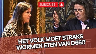 Geniaal PVVminister Faber SLO0PT D66 Met jullie GENDERNEUTRAAL amp het eten van WORMEN [upl. by Jameson]