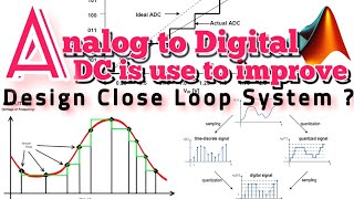 Analog to Digital Converter ADC DAC  MATLAB Simulation [upl. by Joacima]