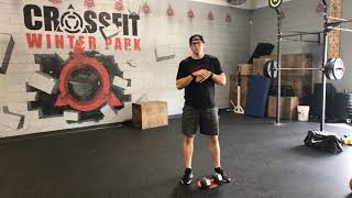 Alternating Dumbbell Snatch Technique  CrossFit Winter Park [upl. by Samtsirhc]