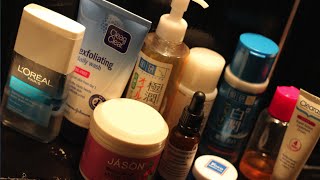 My Evening Routine  Skincare and Face Massage  Loreal Hadalabo Clean amp Clear Clearasil Yoko [upl. by Gombosi]