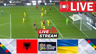 🔴LIVE Albania vs Ukraine  UEFA Nations League 202425  Match Live Today [upl. by Junie742]