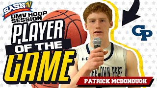 DMV Hoop Session Interviews Georgetown Preps Patrick Mcdonough [upl. by Strephon]