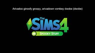 Stobey Wambu by Charlton Pettus Streaming Safe Simlish Song Lyrics The Sims 4 Spooky Radio OST [upl. by Abad947]