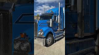 Beautiful blue T610 SAR Kenworth kenworth shorts truck [upl. by Elletsirhc279]