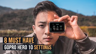 8 Must Have GoPro Hero 10 SETTINGS For VLOGGING  You MUST Set These Now [upl. by Amilah]