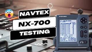 NAVTEX NX 700 TESTING [upl. by Ynoble]