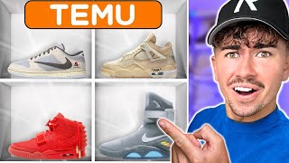 Can I build a 10000 Sneaker Collection only using TEMU [upl. by Anod]