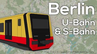 A FANTASTIC subway network  Berlin UBahn amp SBahn [upl. by Korney]