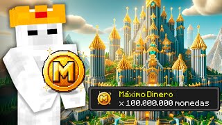 H4CKEO y SUPERO EL MAXIMO DINERO en un SERVER de MINECRAFT [upl. by Connie521]