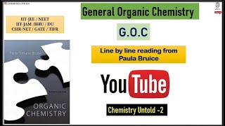 General Organic Chemistry Class 11  GOC  Paula Bruice  Complete Organic Chemistry  IITJEE [upl. by Asoj]