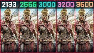 2133Mhz vs 2666Mhz vs 3000Mhz vs 3200Mhz vs 3600Mhz Gaming  AMD Ryzen [upl. by Efrem528]