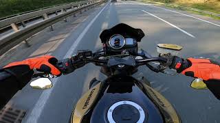 Kawasaki Z750 R Shark Track l PURE SOUND I RAW [upl. by Blancha]