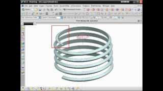 NX Hints and Tips  Creating Helical Shapes by Siemens PLM [upl. by Rovert]