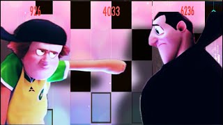 Hotel Transylvania 3  DJ BATTLE THEME in Piano Tiles 2 [upl. by Ocramed]