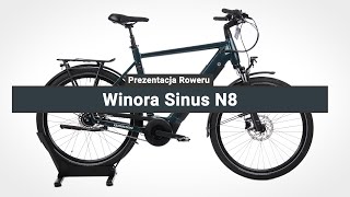 Rower Elektryczny Winora Sinus N8  Prezentacja roweru [upl. by Neellok]