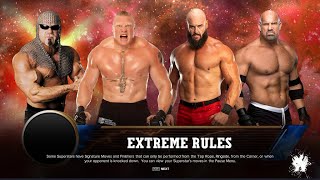 UFW Week of 92324 Extreme RulesFatal 4Way Steiner vs Lesner vs Strowman vs Goldberg [upl. by Notelrahc]