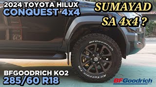 2024 Toyota Hilux Conquest 4x4  BFGoodrich ko2 28560 R18 USA  RNH Tire Supply [upl. by Secnarfyram93]