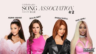 Celebrities Play Song Association 2 [upl. by Elburr]