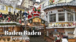 Virtual tour of Christmas Baden Baden 🇩🇪 Germany [upl. by Amron]