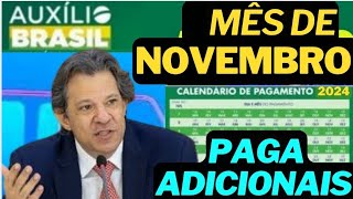 PAGAMENTOS DO AUXÍLIO BRASIL DE NOVEMBRO PAGAM R650 R900 e até R1050 EM NOVEMBRO COM ADICIONAIS [upl. by Aihsem579]