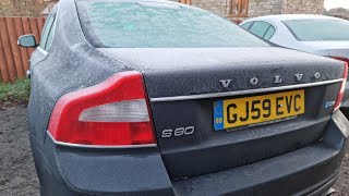 Volvo S80 D5 Cold Start 1°C First Sub Zero Start of Winter 2021 [upl. by Darill]