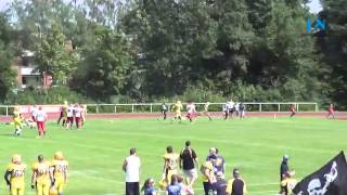 Lübeck Cougars vs Elmshorn Fighting Pirates [upl. by Haimarej]