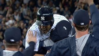 Derek Jeter gets walkoff hit in final home game [upl. by Ynetruoc]