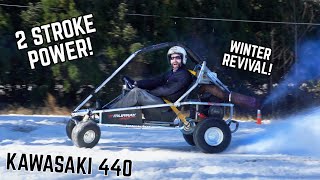 Reviving our 440cc SNOWMOBILE Powered Go Kart [upl. by Socha292]