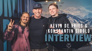 Tomorrowland Winter 2024  Kevin De Vries amp Konstantin Sibold Interview with AdamK [upl. by Nospmas742]