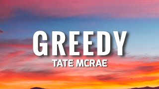 Tate McRae  Greedy Lyrics [upl. by Caves825]