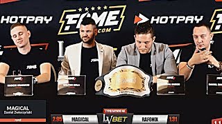 NAJLEPSZE MOMENTY  FAME MMA 2  KONFERENCJA  WALLTHIS 🔥 [upl. by Iloj]